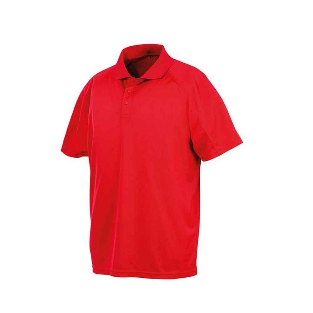 Spiro Womens/Ladies Performance Aircool Polo Shirt / Red